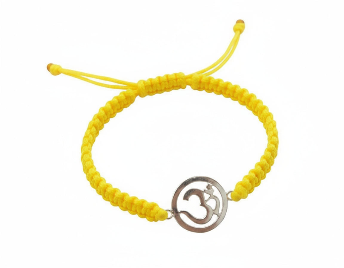 Aum Bracelet in Silver - Jewelslane