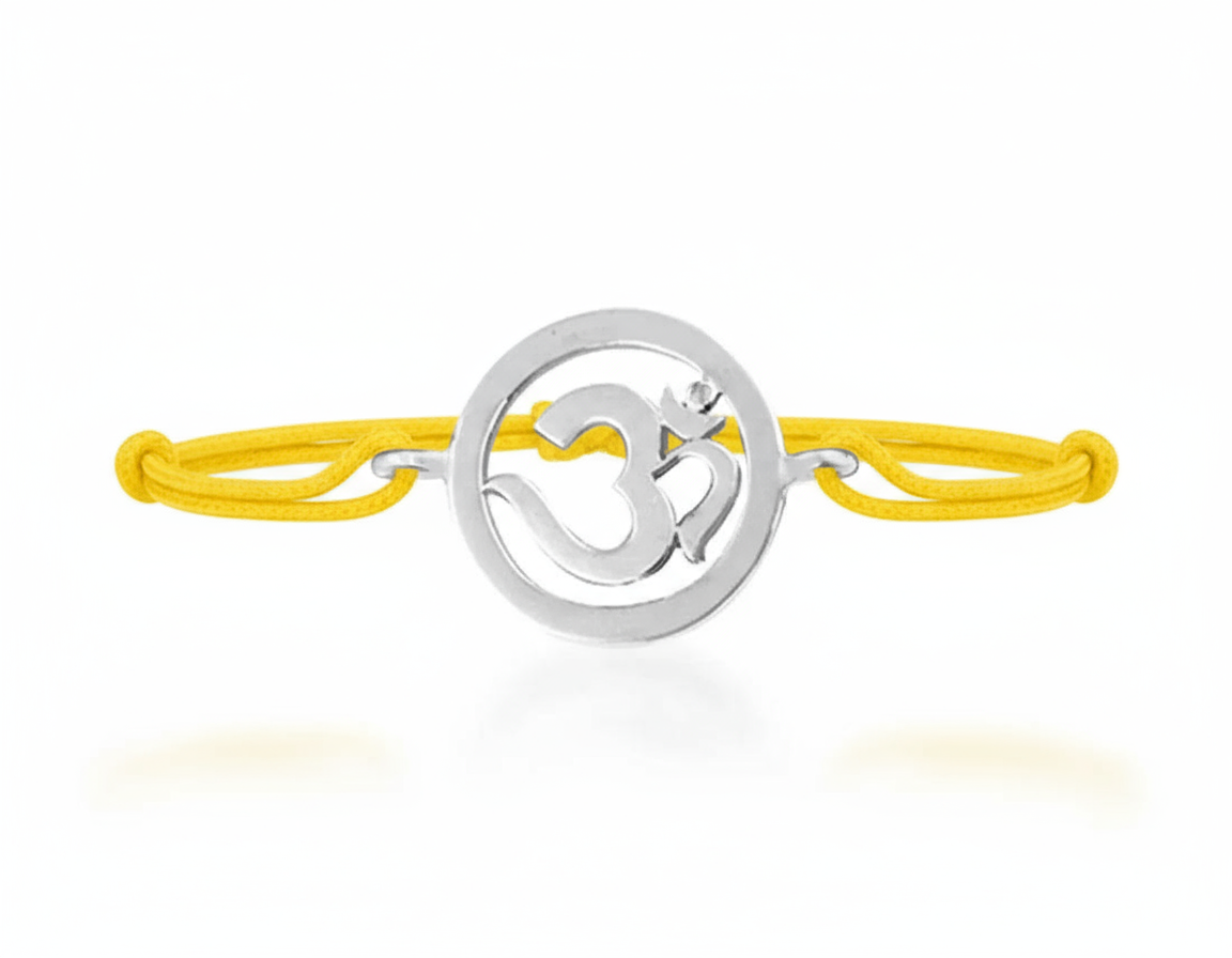 Aum Bracelet in Silver