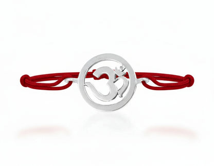 Aum Bracelet in Silver - Jewelslane