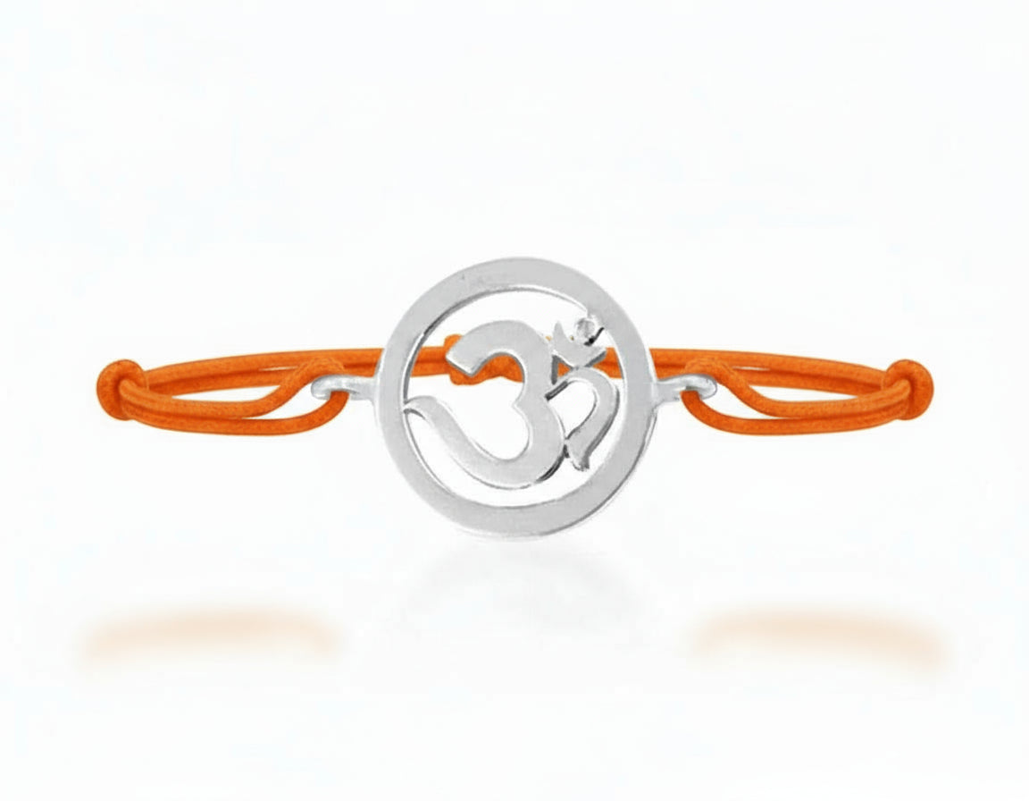 Aum Bracelet in Silver - Jewelslane