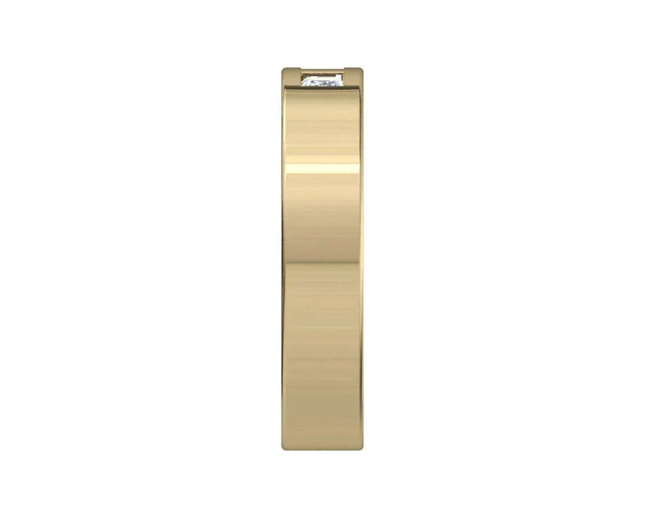Chris Square Diamond Wedding Band - Jewelslane