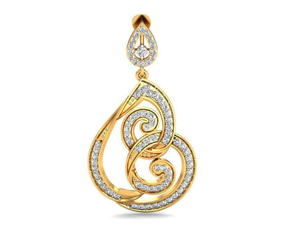 Deeta Round Brilliant Diamond Earrings - Jewelslane