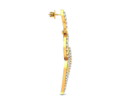 Deeva Diamond Danglers - Jewelslane