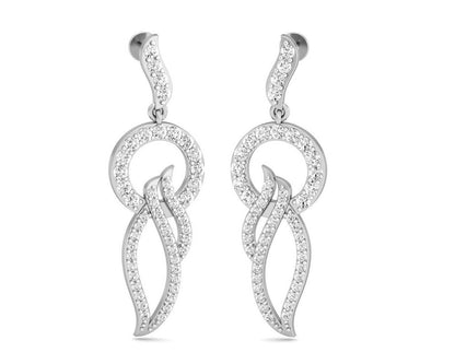 Deeva Diamond Danglers - Jewelslane