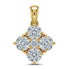 Demi Round Brilliant Cut diamond Solitaire pendant - Jewelslane