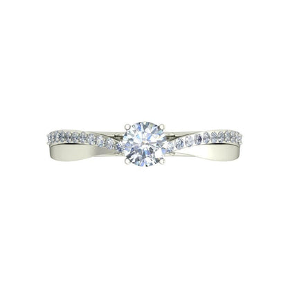 Dianne Diamond Solitaire Engagement Ring - Jewelslane