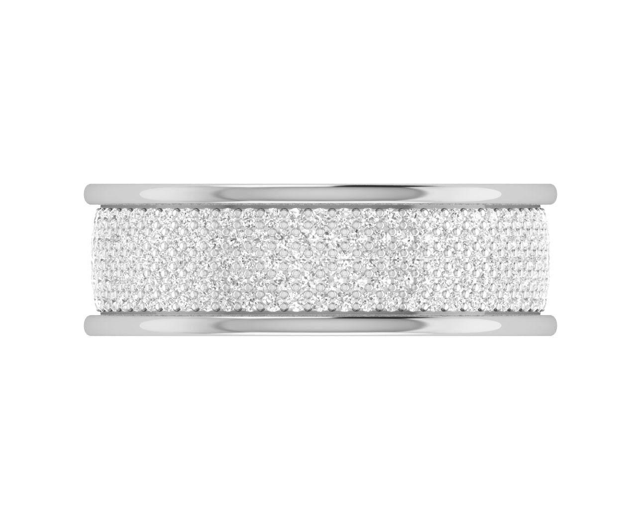 Divya Two Tone Diamond Band - Jewelslane