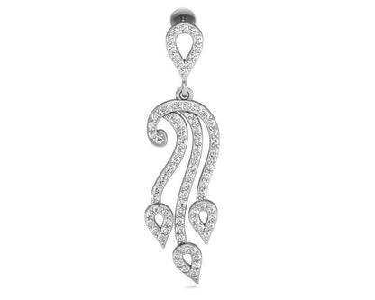 Diya Diamond Drop Earrings - Jewelslane