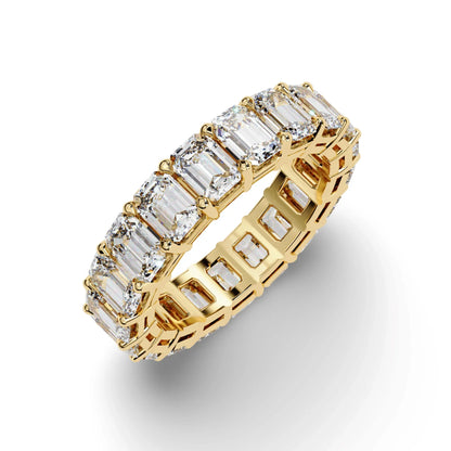 Drew Lab Grown Emerald Cut Diamond Eternity Band - Jewelslane