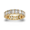 Drew Lab Grown Emerald Cut Diamond Eternity Band - Jewelslane
