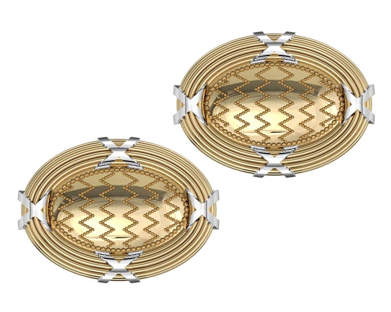Edward Gold Cufflinks - Jewelslane