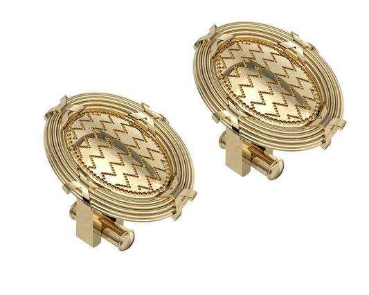 Edward Gold Cufflinks - Jewelslane