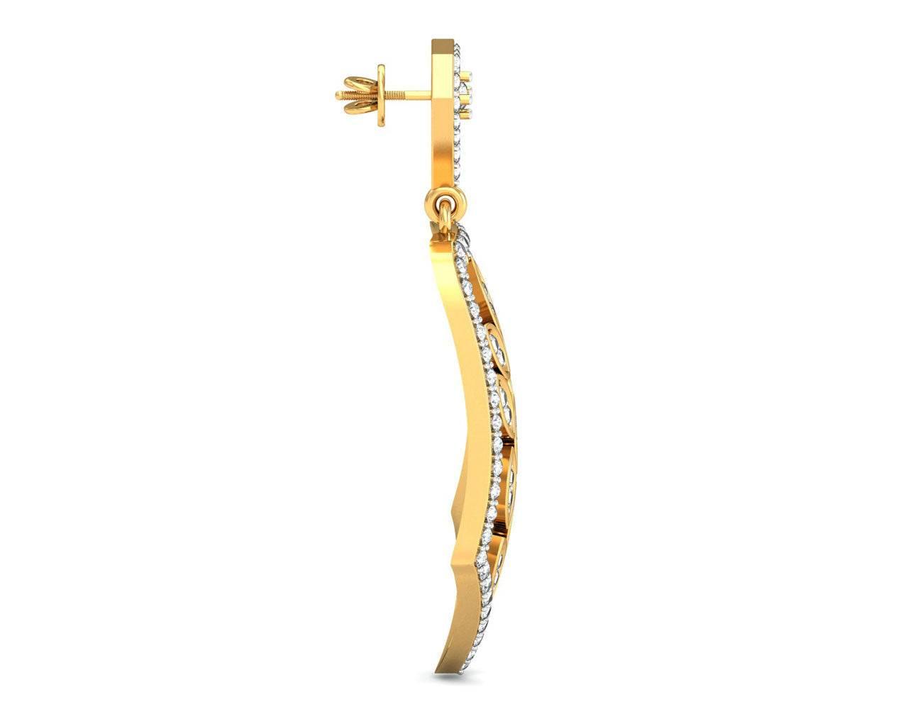 Eila Diamond Danglers - Jewelslane