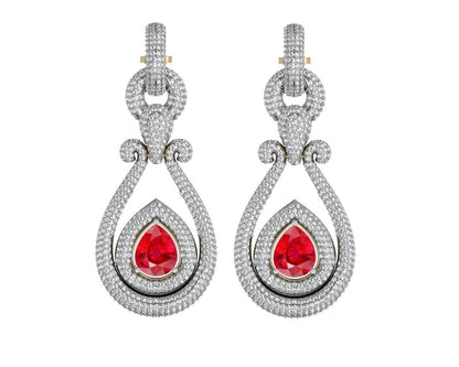 Elena Diamond Danglers - Jewelslane