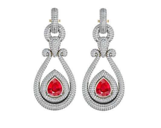 Elena Diamond Danglers - Jewelslane