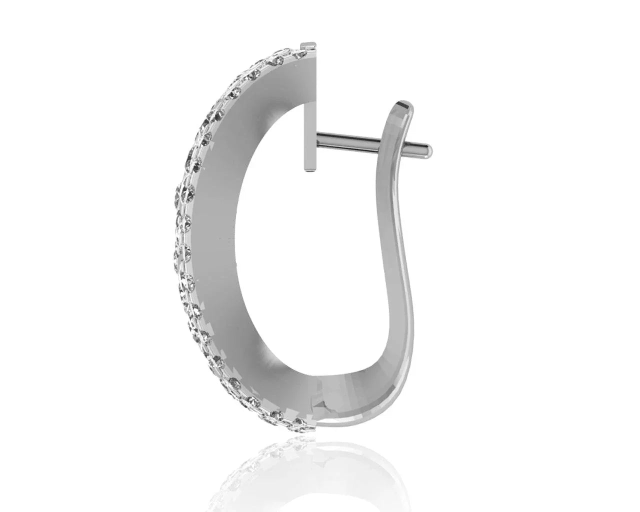 Elina Diamond Hoops - Jewelslane