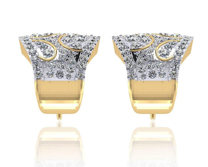 Elina Diamond Hoops - Jewelslane