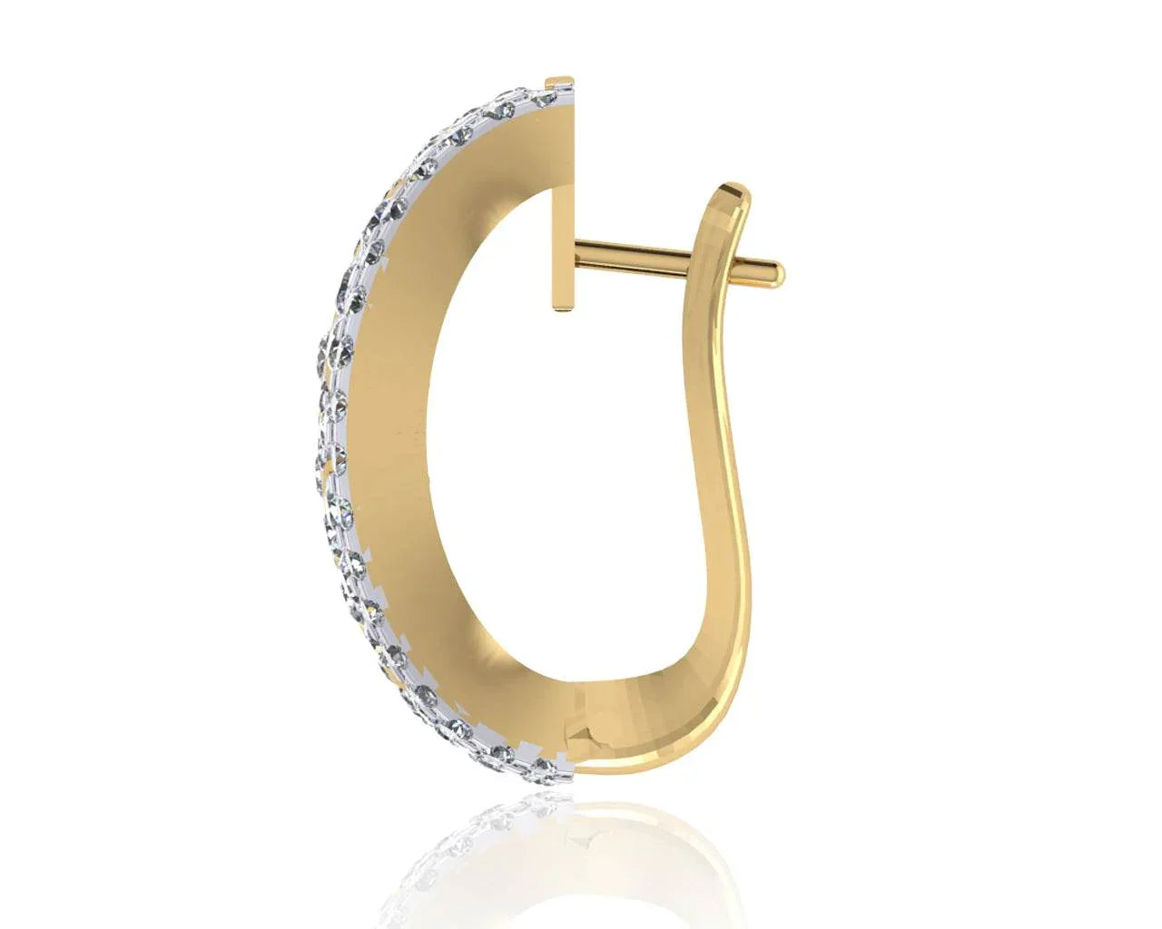 Elina Diamond Hoops - Jewelslane