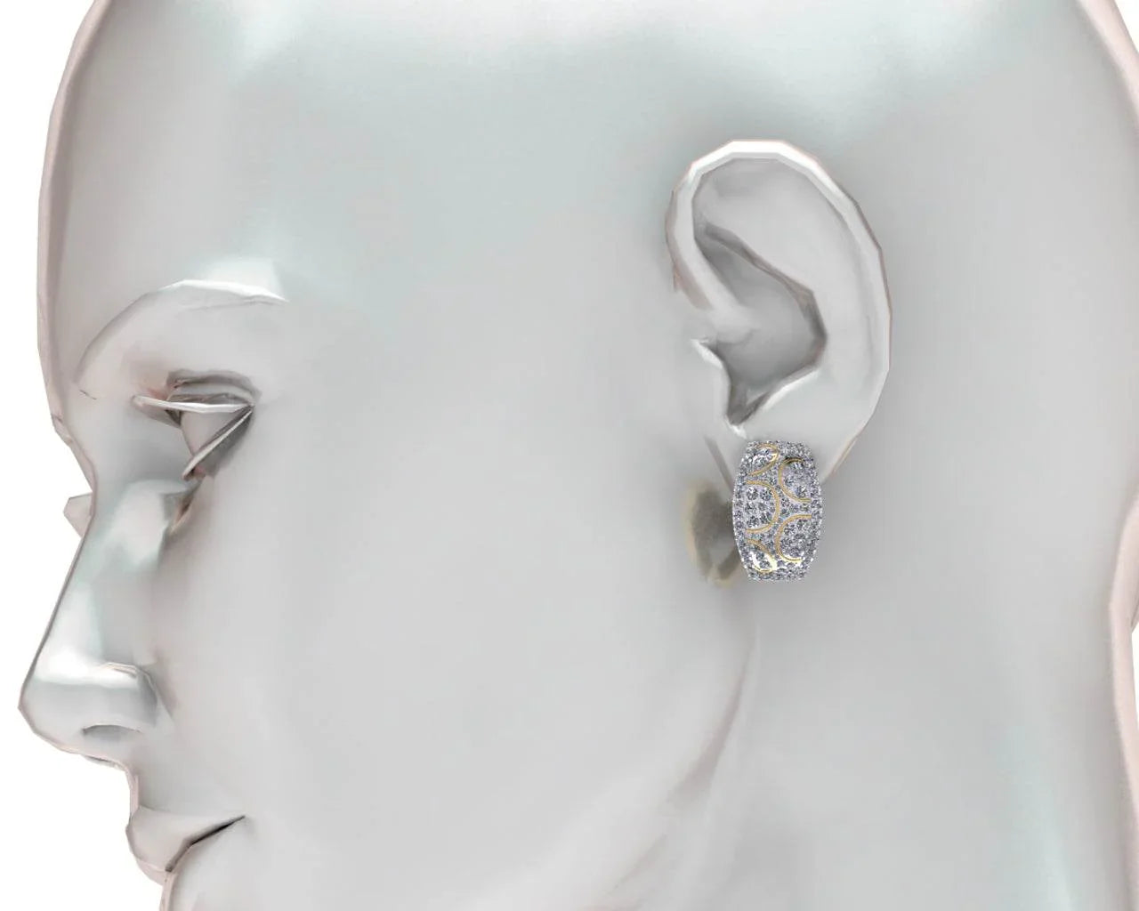 Elina Diamond Hoops - Jewelslane