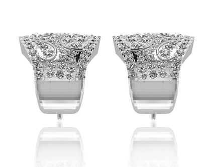 Elina Diamond Hoops - Jewelslane