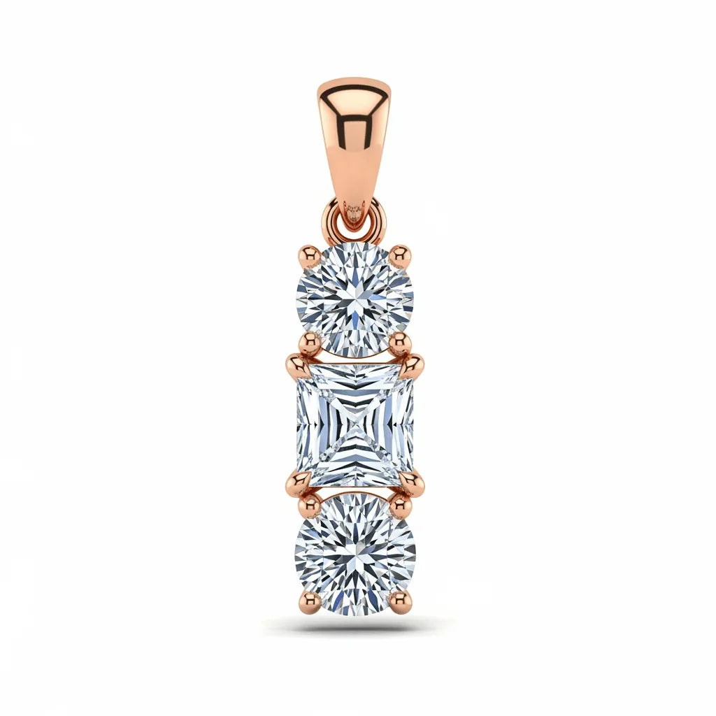 Ellis Designer Lab Diamond Solitaire Pendant - Jewelslane