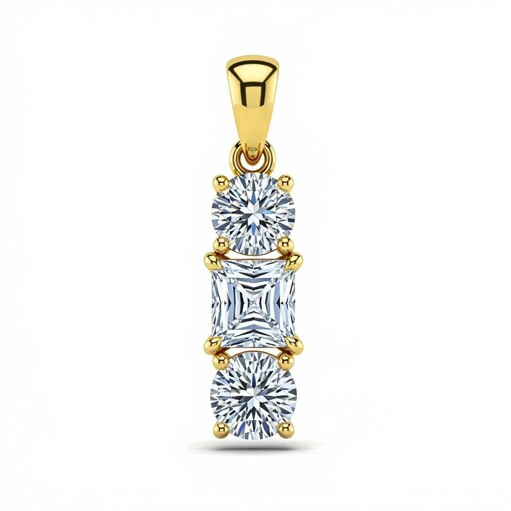 Ellis Designer Lab Diamond Solitaire Pendant - Jewelslane