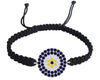 EVIL EYE SAPPHIRE & DIAMOND BRACELET - Jewelslane