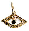 Evil Eye Gold Charm - Jewelslane