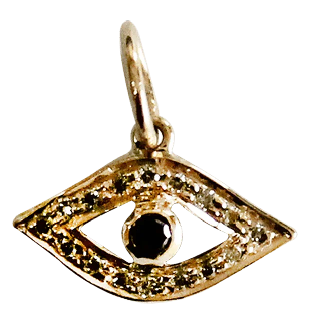 Evil Eye Gold Charm - Jewelslane