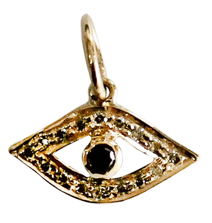 Evil Eye Gold Charm - Jewelslane