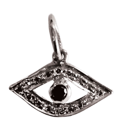 Evil Eye Charm Silver - Jewelslane