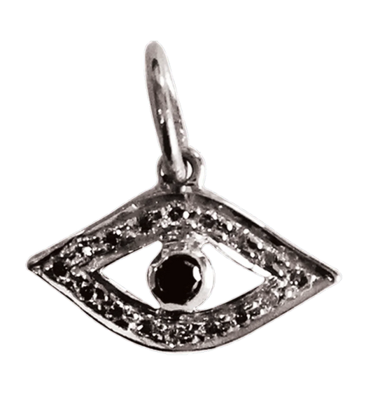 Evil Eye Charm Silver - Jewelslane