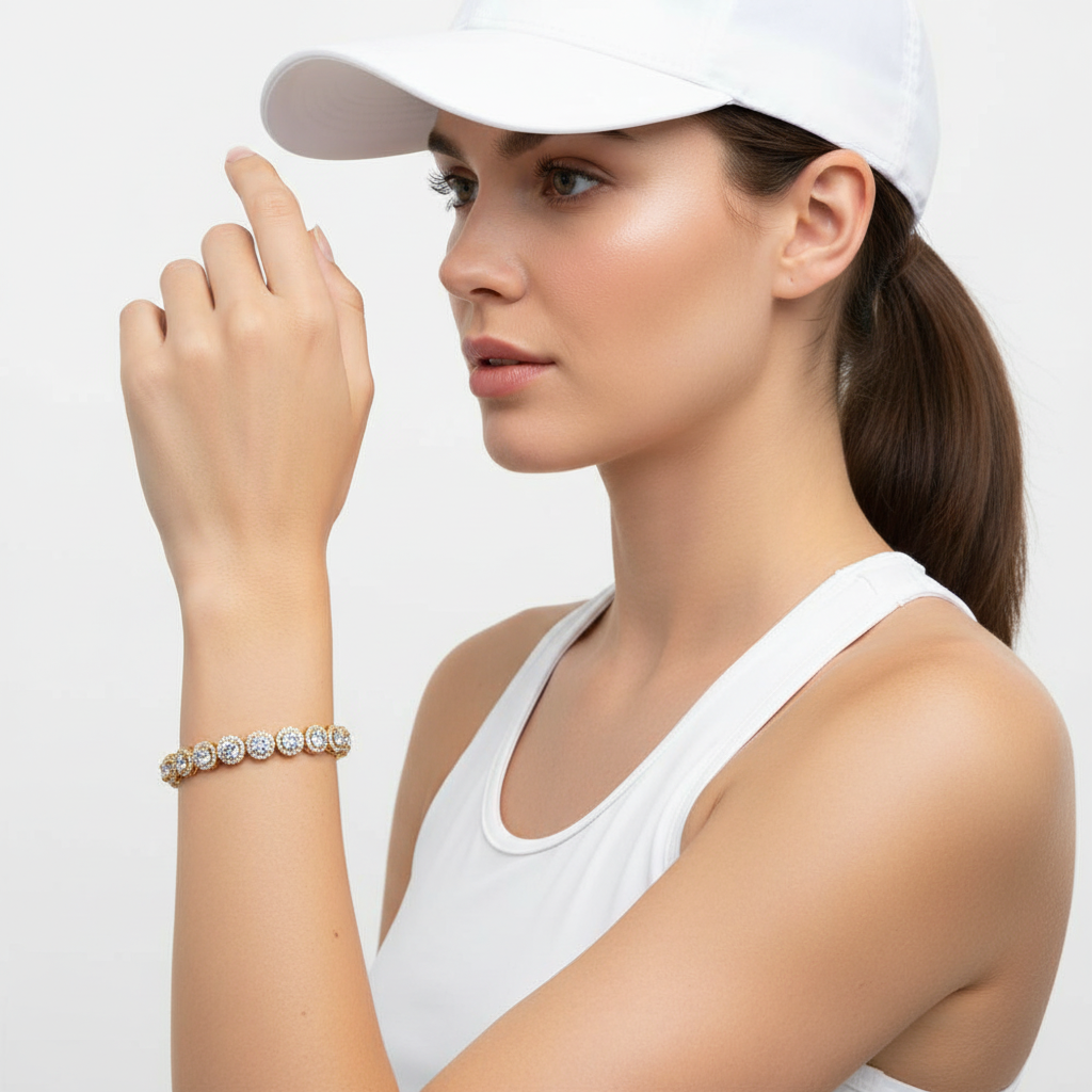 Celina Lab Grown Diamond Tennis Bracelet