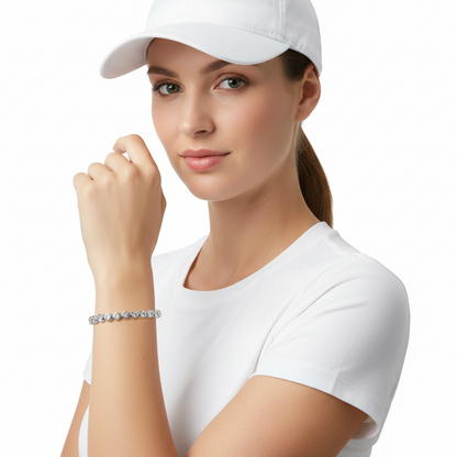 Bethina Diamond Look Tennis Bracelet