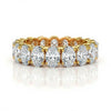 Oval Shape Diamonds Eternity Band In Gold - Jewelslane