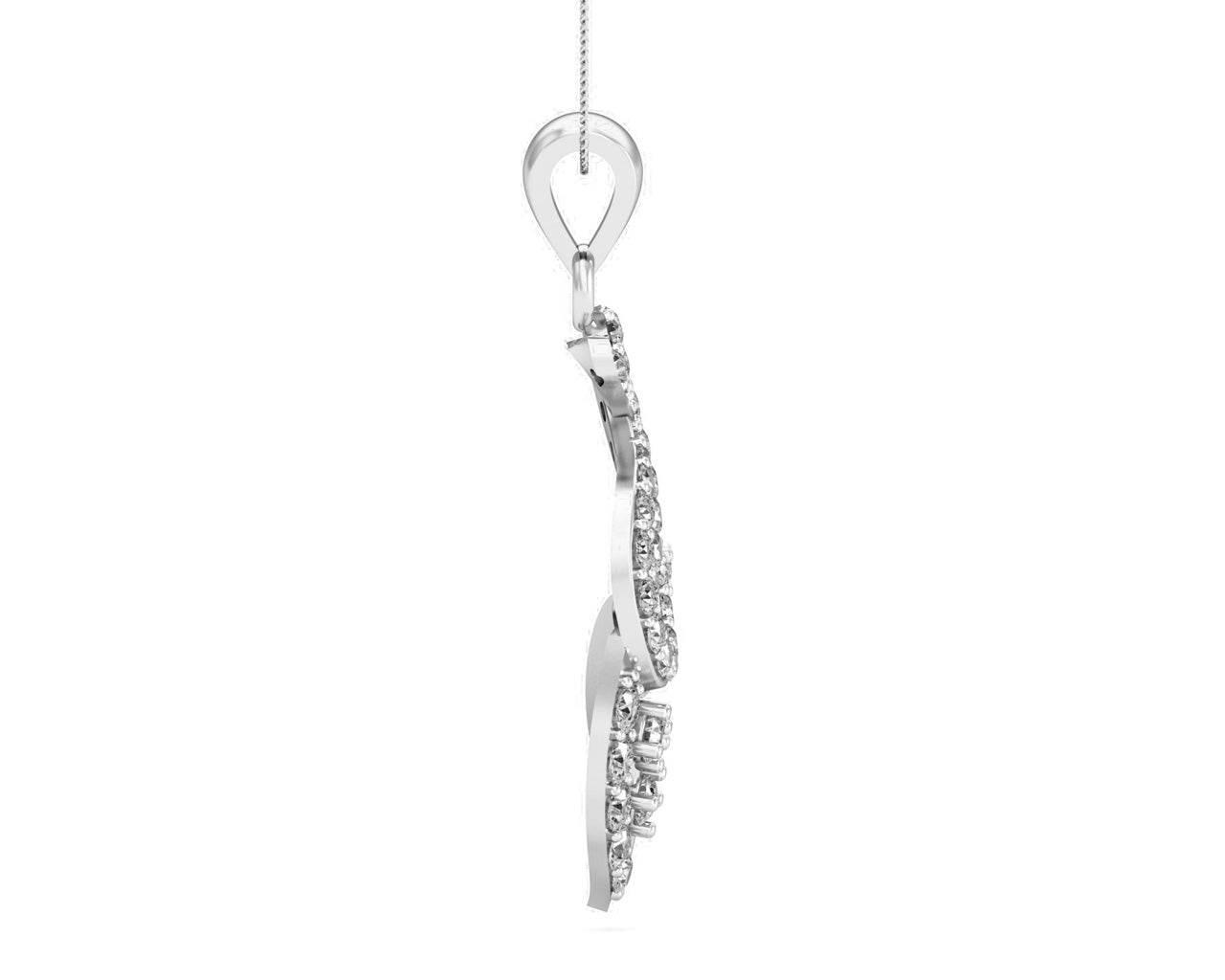 Gini Brilliant Cut Diamond Pendant - Jewelslane