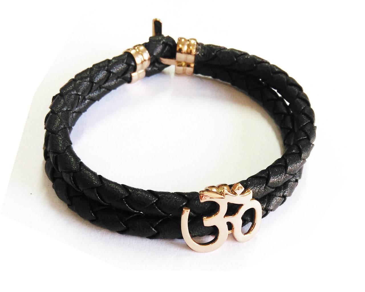 Gold Om Men’s Bracelet - Jewelslane