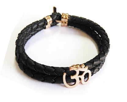 Gold Om Men’s Bracelet - Jewelslane