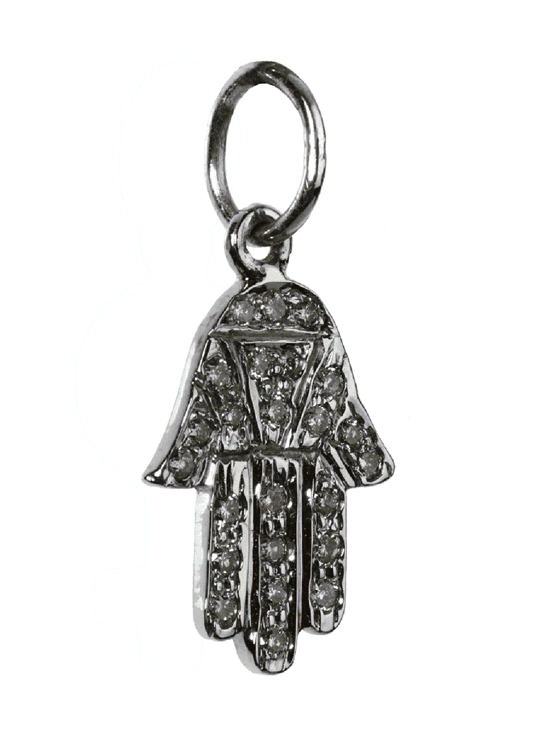 Fatima's hand charm silver - Jewelslane