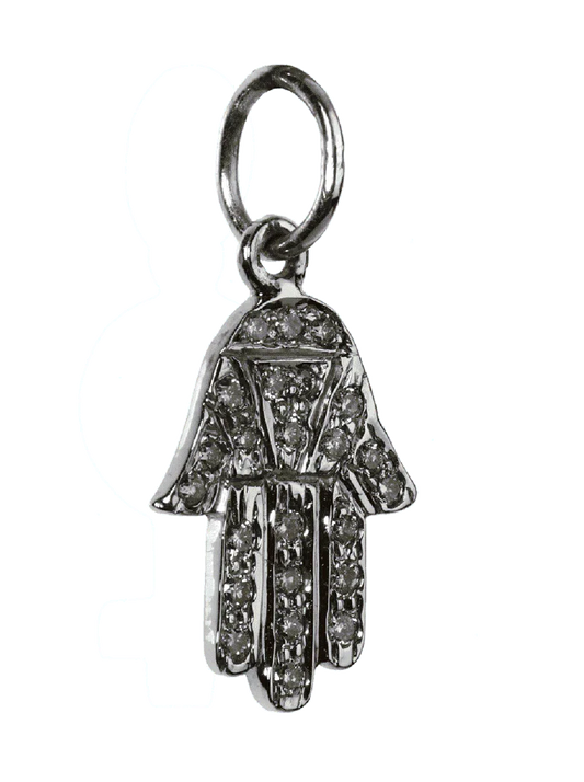 Fatima's hand charm silver - Jewelslane