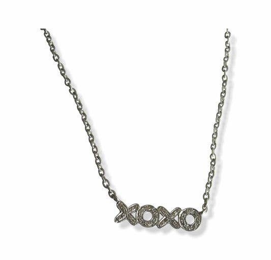 Hugs N Kisses Pendant With Diamonds - Jewelslane