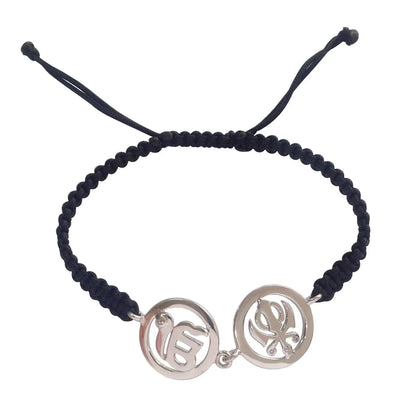 Ik Onkaar & Khanda Bracelet in Silver - Jewelslane
