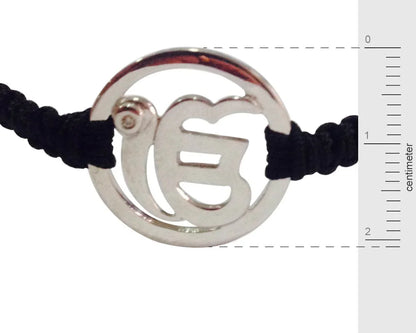 Ik Onkar Silver Bracelet - Jewelslane