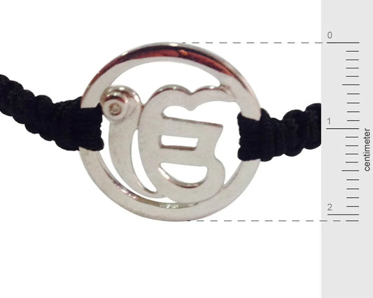 Ik Onkar Silver Bracelet - Jewelslane