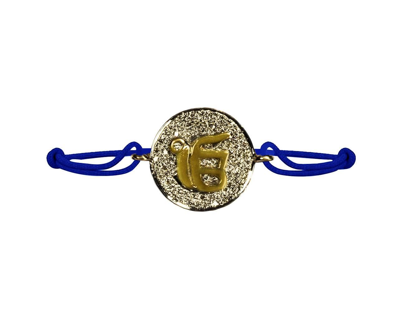 Ik Onkar Pave Diamond Bracelet - Jewelslane