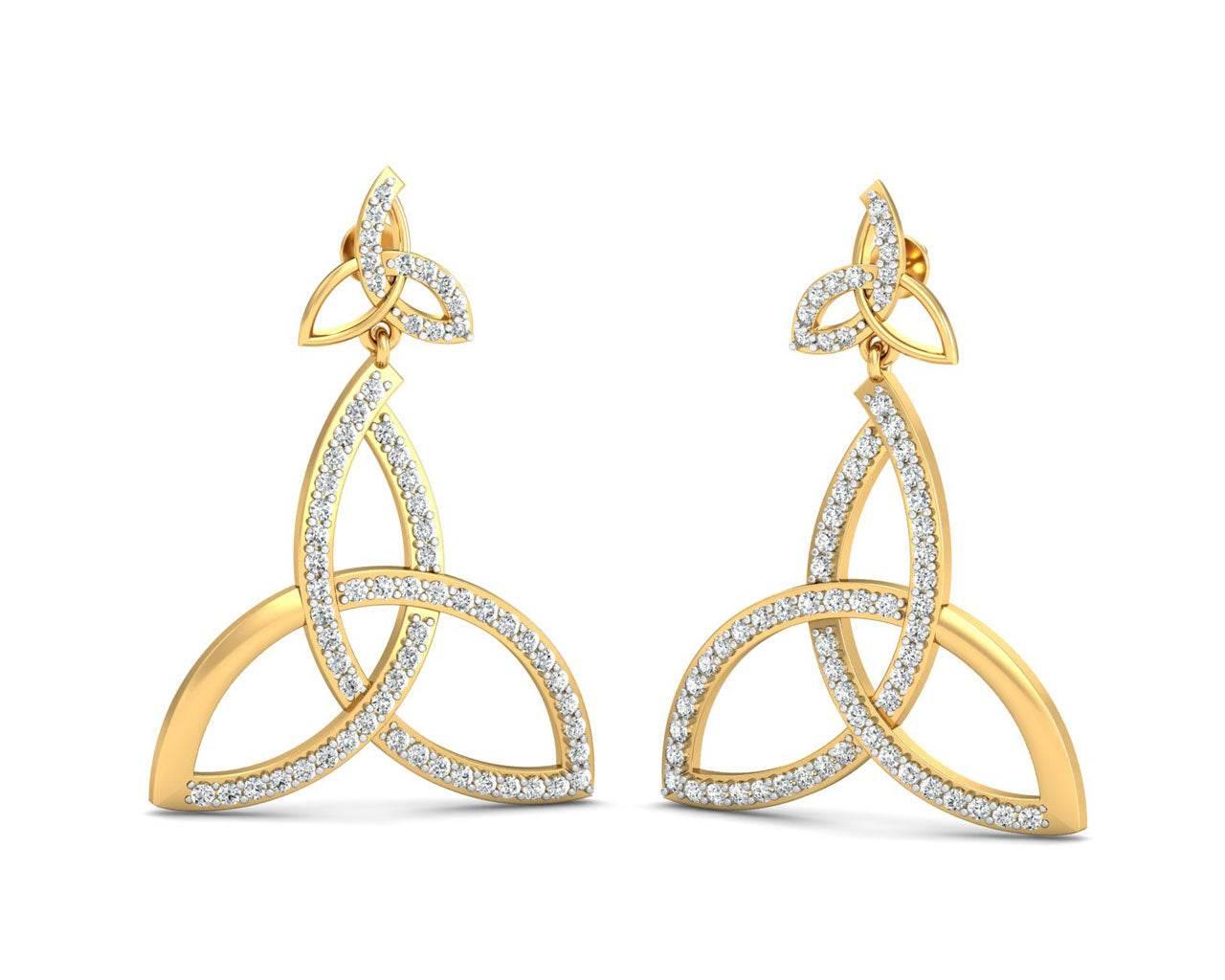 Jane Diamond Danglers - Jewelslane