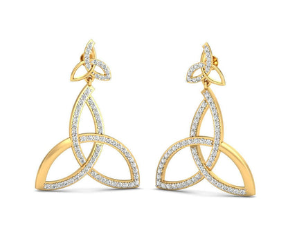 Jane Diamond Danglers - Jewelslane