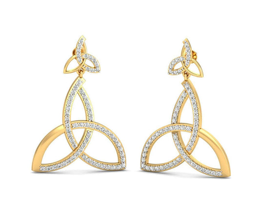 Jane Diamond Danglers - Jewelslane