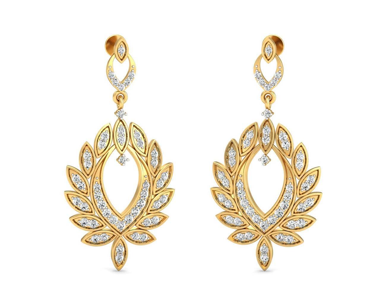Jasna Diamond Danglers - Jewelslane