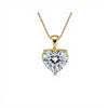 Kairi Heart Shape Lab Diamond Solitaire Pendant - Jewelslane